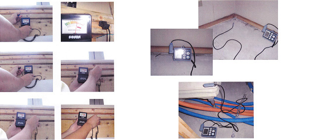 含水計器（左）・湿温時計（右）